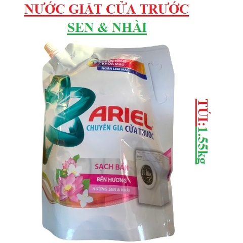 Nước giặt cửa trước (ngang) ariel túi (1.3-:-1.6)kg