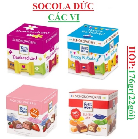 Socola Đức rister sport schokowurfel