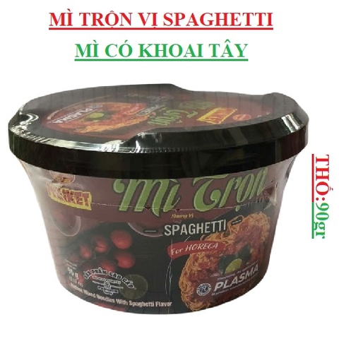 Mì trộn  hương vị spaghetti Miliket cao cấp thố (80-:-95)gr