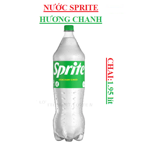 Nước giải khát sprite chai 1,95 lít
