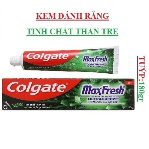 Kem đảnh răng tinh chất than tre Maxfresh Colgate tuýp (165-:-200)gr