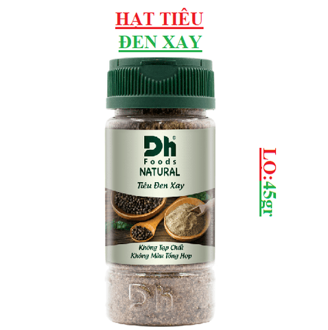 Tiêu đen xay DH Foods hộp (35-:-50)gr