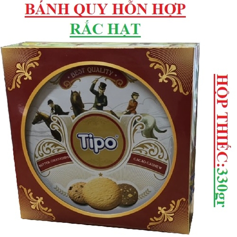 Bánh quy thập cẩm rắc hạt Tipo assorted cookies