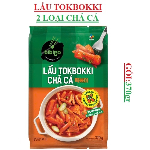 Lẩu tokbokki chả cá bibigo gói 370gr