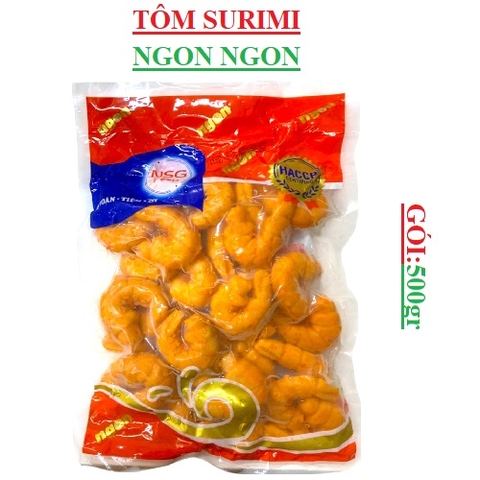 Tôm hình surimi shrimp NSG food gói 500gr