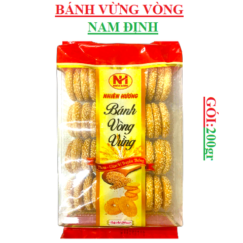 Bánh vừng vòng Nam Định Nhiên Hương gói 200gr