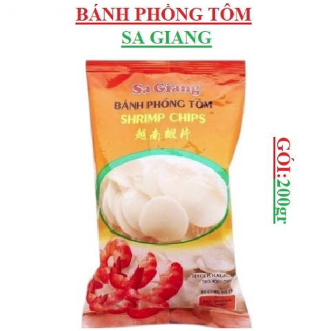 Bánh phồng tôm Sa Giang gói 200gr