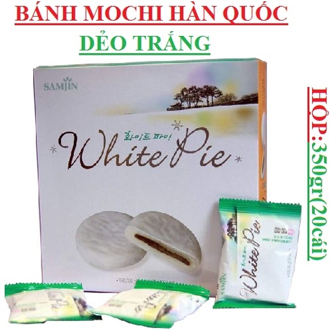 Bánh dẻo trắng hàn quốc samjin white pie