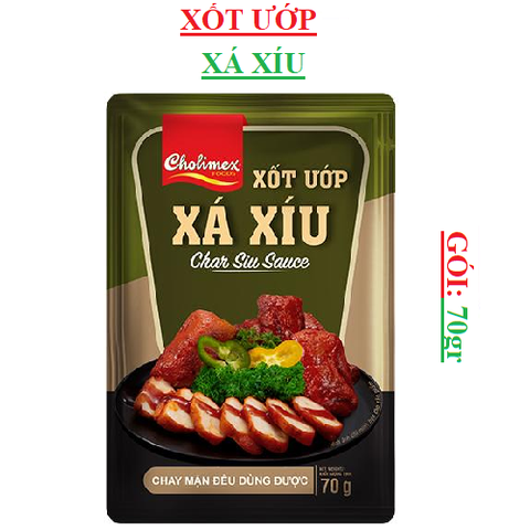 Xốt gia vị ướp xá xíu Cholimex gói(60-:-80)gr