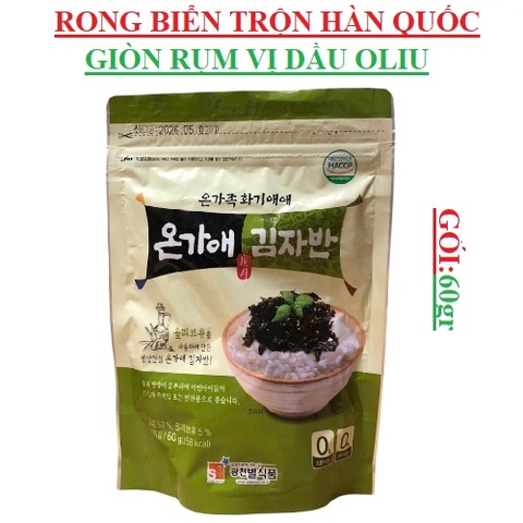 Rong biển vụn trộn dầu oliu Star food Hàn quốc gói 60gr