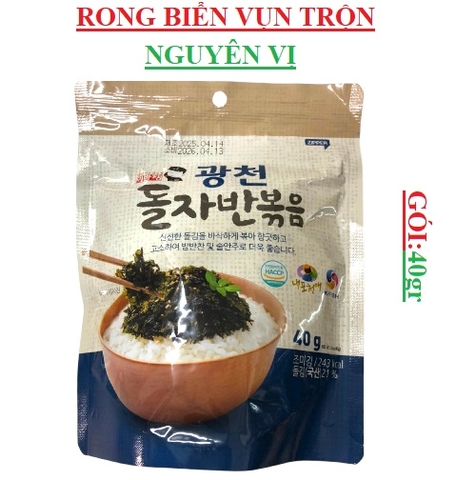 Rong biển vụn trộn vị truyền thống captain lee Hàn quốc gói 40gr