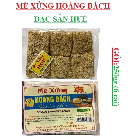 Kẹo mè xửng huế Hoàng Bách gói 250gr