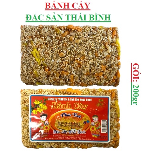 Bánh cáy Thái Bình Bảo ngọc gói 250gr