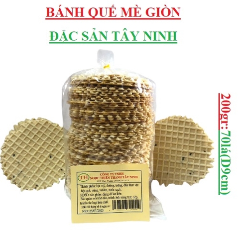 Bánh quế  mè Tây ninh gói 200gr
