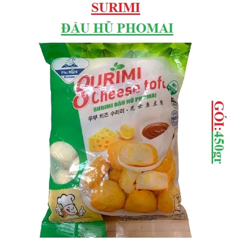 Đậu hũ pho mai surimi Phú mark gói 450gr