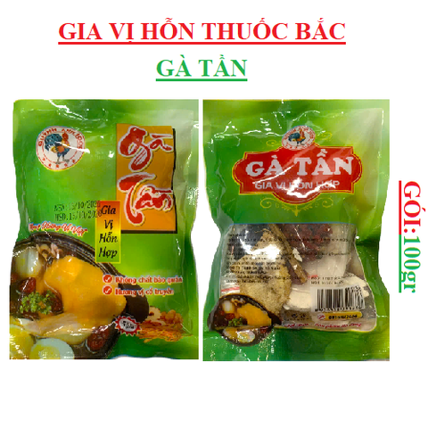 gia vị hỗn hợp gà tần Quỳnh anh gói 100gr