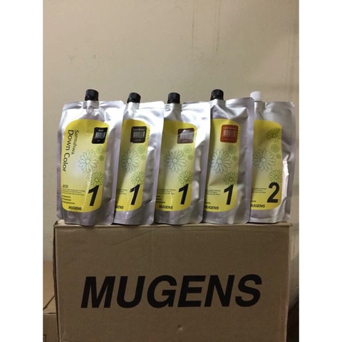 Nhuộm túi phủ bạc thời trang Hàn Quốc mugens 450mlx2 Hàng Chính Hãng