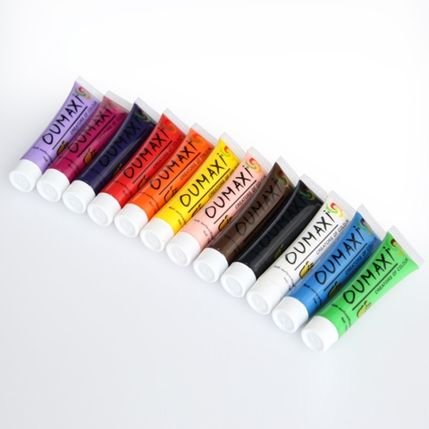 Màu vẽ móng Oumaxi vỉ 12 tuýp
