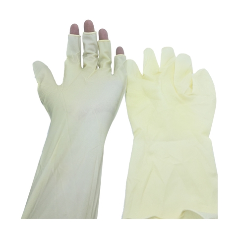 Găng tay cao su hở ngón