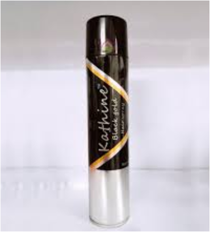Gôm xịt Katherine Black Gold 420ml