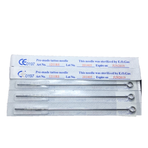 Kim Xăm Body Thép Không Gỉ - 11RS (đầu tròn)