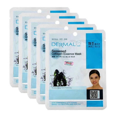 Đắp mặt nạ COLLAGEN DERMAL rong biển