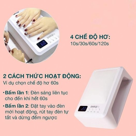 MÁY HƠ GEL T8 SNRQI 72W