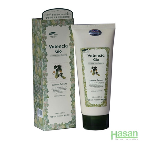 Sữa rửa mặt dưa leo Valencia Gio 180ml