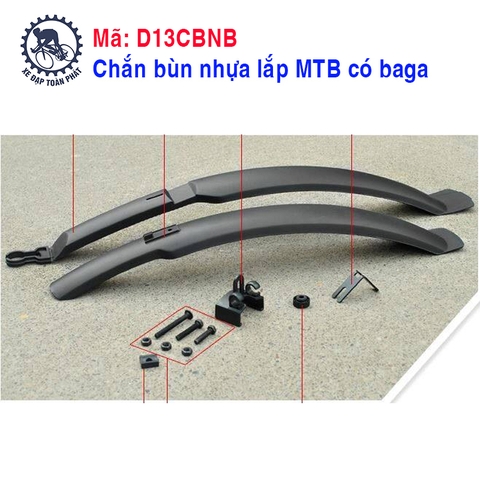 Chắn bùn nhựa lắp MTB có baga