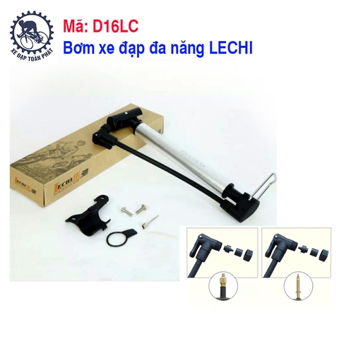 Bơm xe đạp đa năng LECHI