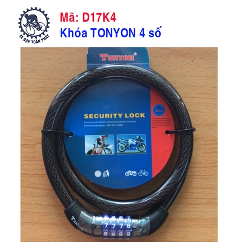 Khóa dây 4 số TONYON
