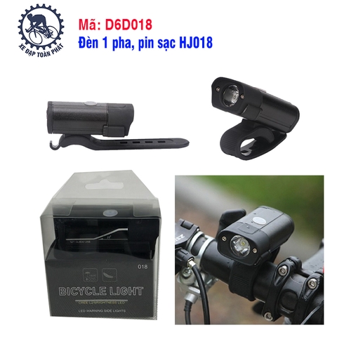 Đèn 1 pha, pin sạc HJ018