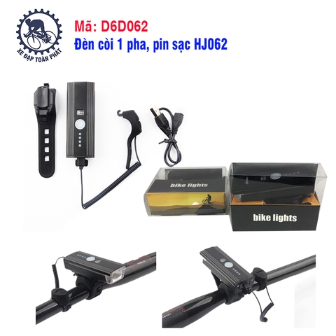 Đèn còi 1 pha, pin sạc HJ062