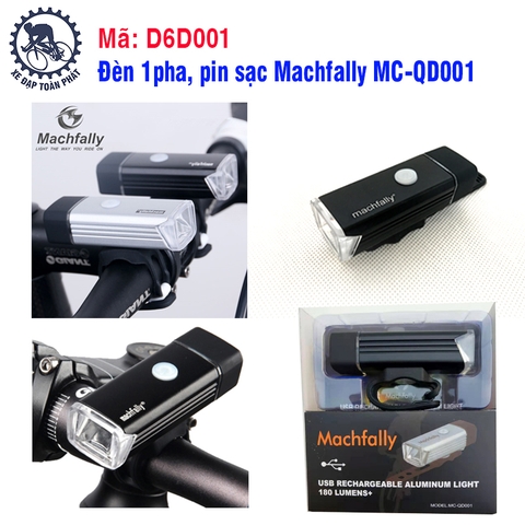 Đèn 1 pha, pin sạc Machfally MC-QD001/EOS100