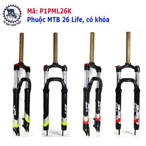 Phuộc MTB 26 Life, có khóa
