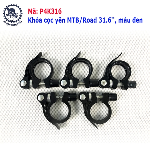 Khóa cọc yên MTB/Road 31.6'', màu đen