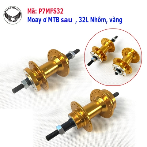 Moay ơ MTB sau, 32L Nhôm, vàng