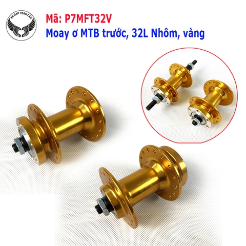 Moay ơ MTB trước, 32L Nhôm, vàng