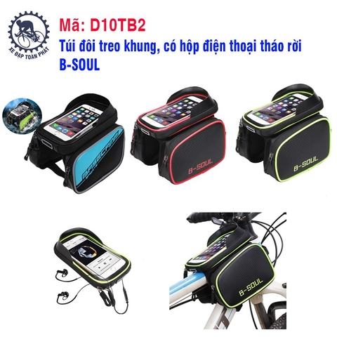 Túi đôi treo khung, có hộp điện thoại tháo rời B-SOUL2