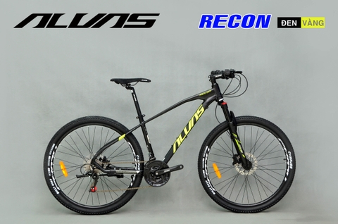 Xe đạp địa hình ALVAS Recon: Khung Nhôm, Phuộc ABS+, phanh dầu, SHIMANO 3x8 tốc độ, Lốp COMPASS 27.5x2.1