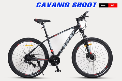 Xe đạp địa hình CAVANIO SHOOT: Khung nhôm không mối hàn, Group Shimano 24s, Phanh dầu Shimano MT200, Lốp CST 27.5x.195