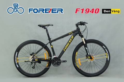 Xe đạp địa hình FOREVER F1940: Khung NHÔM 6061, Phanh dầu, Group SHIMANO Altus 27 tốc độ, Lốp CST 27.5x2.25