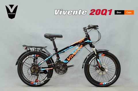 Xe đạp địa hình VIVENTE 20Q1: Khung Thép, Group SHIMING 21 tốc độ, Lốp CST 20x1.95