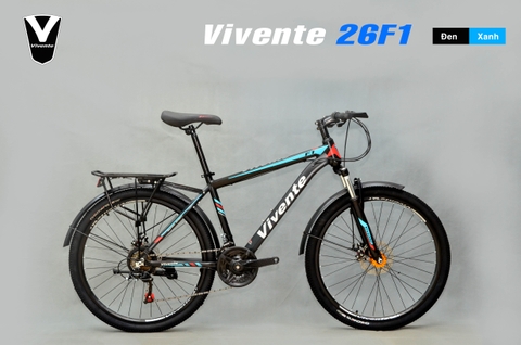 Xe đạp địa hình VIVENTE 26F1: Khung Nhôm, Group Shiming 21 tốc độ, Lốp ChaoYang 26x1.95