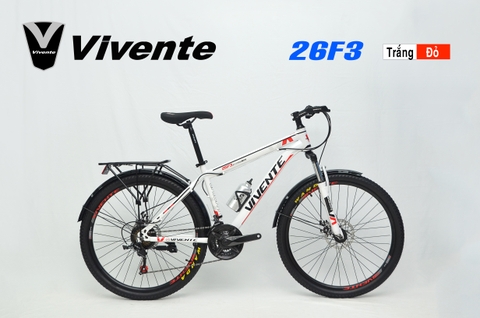 Xe đạp địa hình VIVENTE 26F3: Khung Thép, Group SHIMING 3x7 tốc độ, Lốp 26x2.125