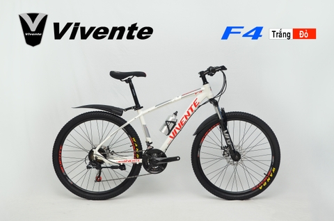 XE ĐẠP THỂ THAO VIVENTE F4: Khung Nhôm, group SHIMING 3x7 tốc độ, Lốp 26x2.125