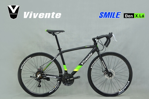 Xe đạp đua VIVENTE SMILE: Khung Nhôm, Group SHIMANO 21 tốc độ, Lốp CST 700x25C