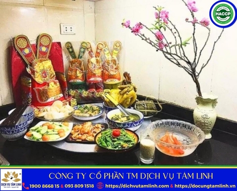 Mâm cúng ông Táo Đầy Đủ