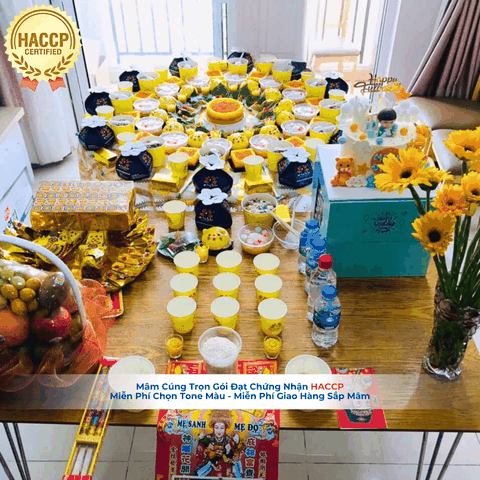 Mâm Cúng Căn Chay Tròn Đầy