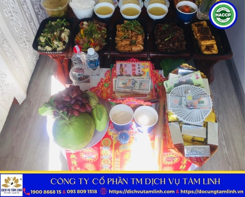 Mâm cúng chay 100 ngày & giổ hàng năm